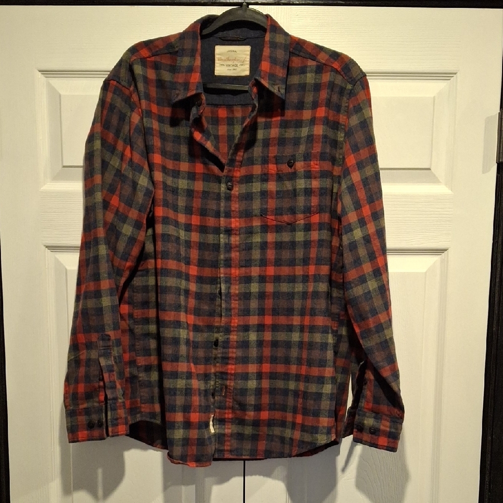 Weatherproof Vintage Plaid Button Down Shirt